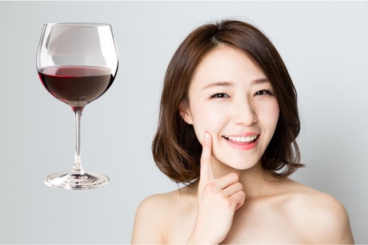 làm đẹp bằng rượu vang